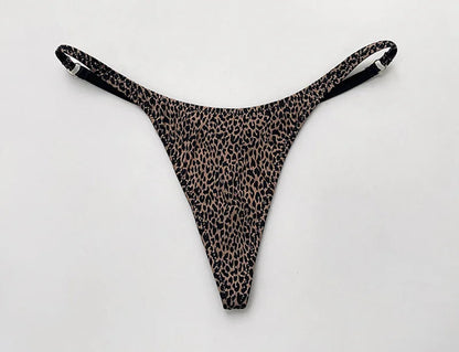 Ice Slik Low Waist G String Printed Womens Panties Sexy Briefs Thong T-back Underwear Female Lingerie The Clothing Company Sydney