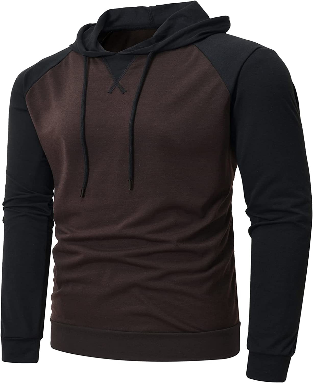 Men's Hoodies Sweatshirts Long Sleeve Solid Patchwork Single Breasted Drawstring Lightweight Casual Street Home Clothing Top The Clothing Company Sydney