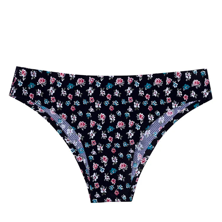 Women's Seamless Panties Elastic Briefs Breathable Ladies Lingerie Bikini Underwear - The Clothing Company Sydney