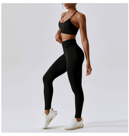 Seamless Athletic Wear Women Yoga Set 2 Piece Workout Tracksuit Sport Bra Gym Suits Fitness High Waist Running Leggings Sports Sets The Clothing Company Sydney
