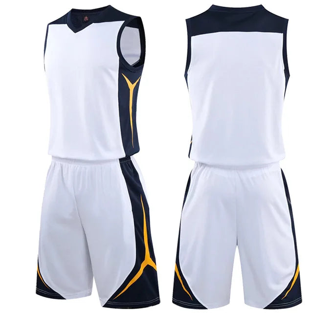 2 Piece Sportswear Basketball Jersey Shorts Set Blank custom Men Women Kids Basketball Uniforms - The Clothing Company Sydney