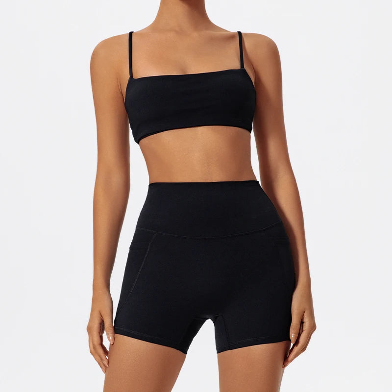 2 Piece Sports Suit Women Half Zipper Long Sleeves Slim Yoga Set Flared Activewear Gym Workout Sportswear The Clothing Company Sydney