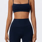 2 Piece Sports Suit Women Half Zipper Long Sleeves Slim Yoga Set Flared Activewear Gym Workout Sportswear The Clothing Company Sydney