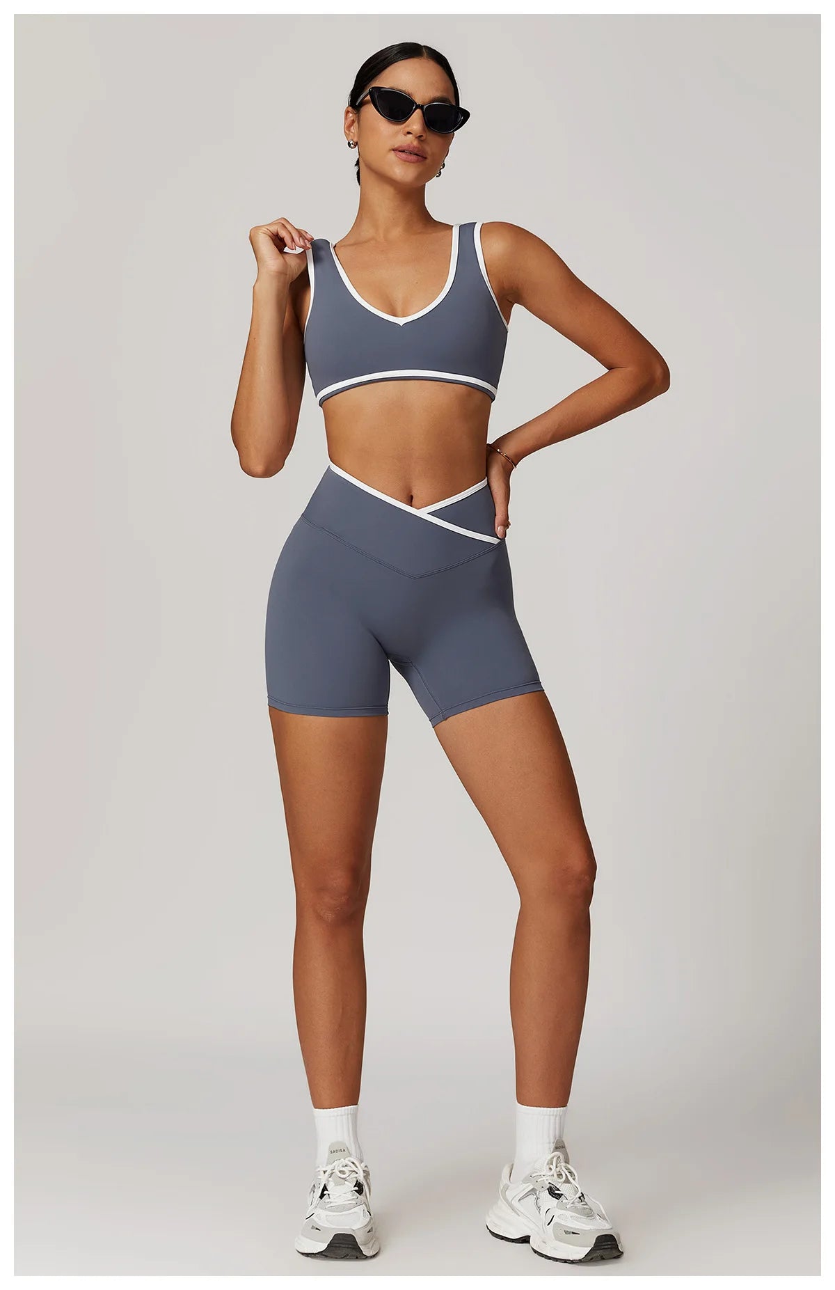 2 Piece Yoga Set Women's Workout Outfits Fitness Sportswear Gym Tracksuit High Waist Leggings Sports Bra Athletic Wear The Clothing Company Sydney