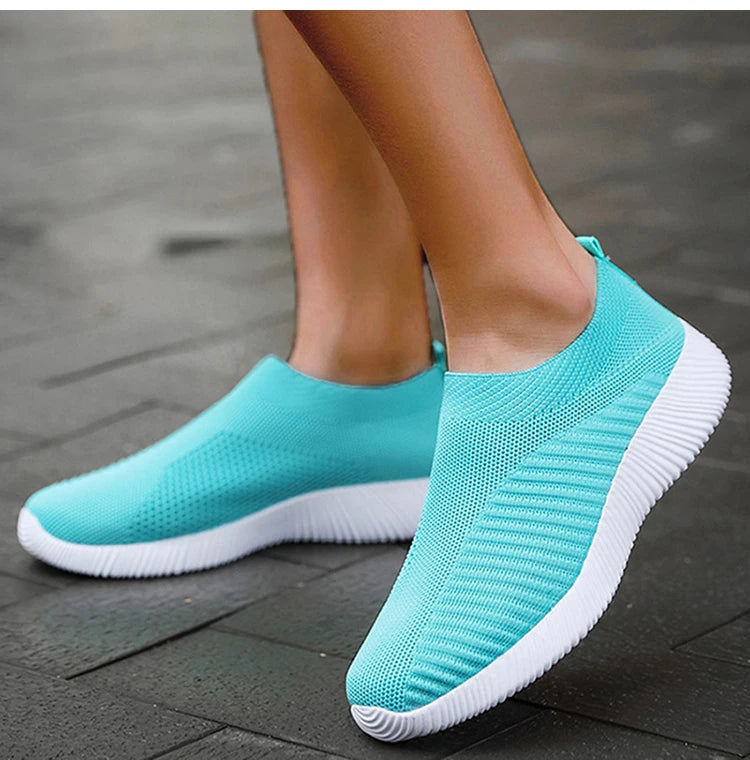 Fashion Casual Shoes Comfortable Soft Sneakers Women Slip On Sock Shoes For Women Ladies Flat Shoes The Clothing Company Sydney