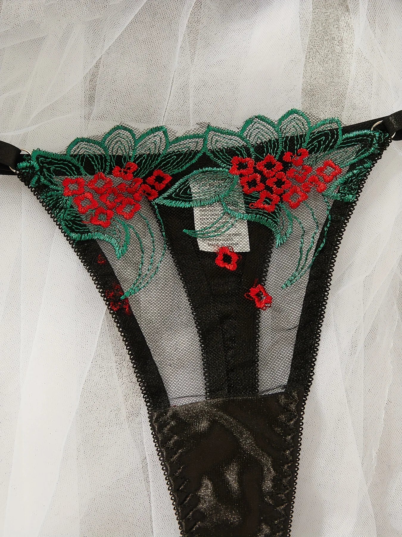 2 Piece Fancy Lingerie Floral Lace Bra Set Bilizna Luxury Well-Looking Underwear Fairy Fine Lace Exotic Set - The Clothing Company Sydney