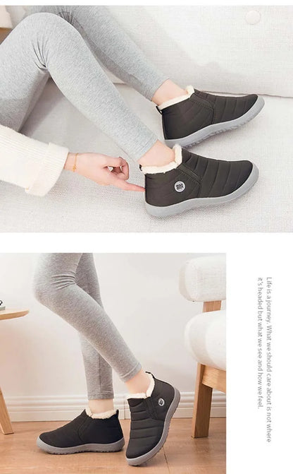 Men's Boots Snow Hiking Winter Boots For Men Outdoor Men Shoes Platform Work Shoes Footwear - The Clothing Company Sydney