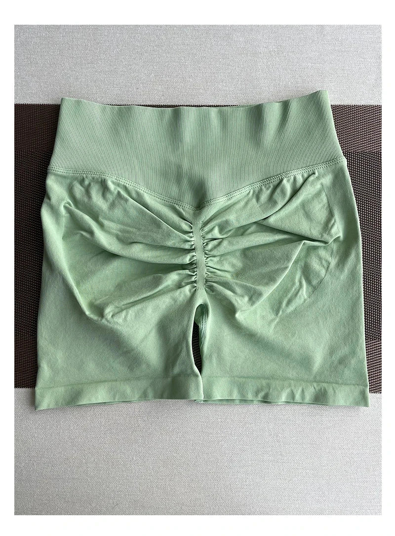 Solid Seamless Half Pants Women Soft  Fitness Outfits Yoga Gym Running Bike Wear Bicycle Skorts The Clothing Company Sydney