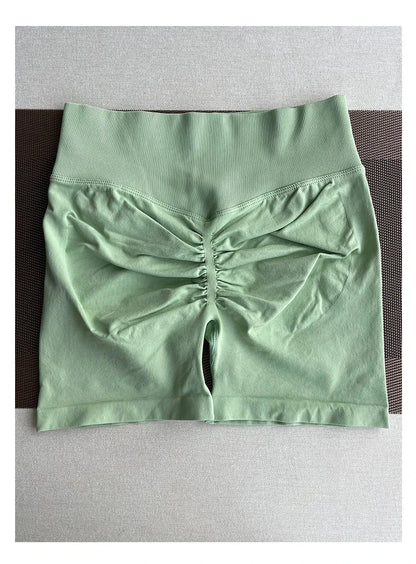 Solid Seamless Half Pants Women Soft  Fitness Outfits Yoga Gym Running Bike Wear Bicycle Skorts The Clothing Company Sydney