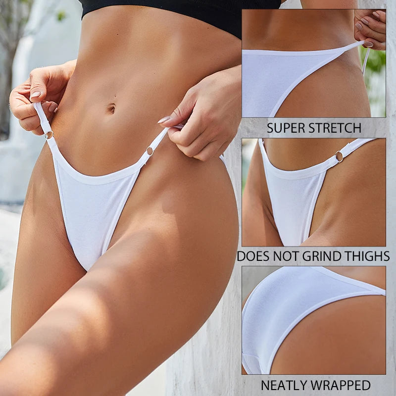 3 Pack Women's Cotton Panties Low Waist Bikini Briefs Ladies Underwear Soft Solid Underpants Lingerie The Clothing Company Sydney