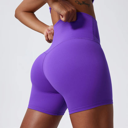 Yoga Clothing Push Up Gym Shorts Womens High Waist Sports Leggings Workout Cycling Shorts - The Clothing Company Sydney