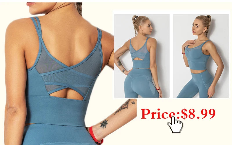 Long Sleeve Midriff Yoga Tops Sports Fitness Crop Top Gym Shirts Slim Fit Running Tank Tops Criss Cross Top The Clothing Company Sydney