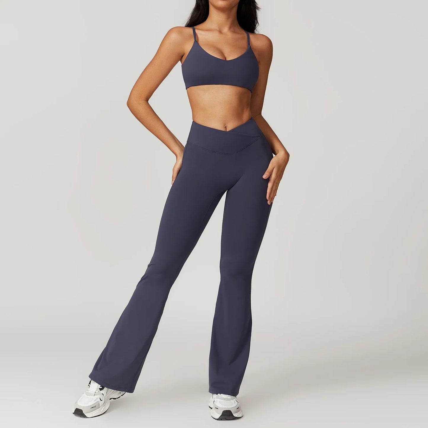 Women's Yoga Gym Activewear 2 Piece Set Sport Suit Workout Short Sleeve Crop Top High Waist Leggings Short Fitness Sports Wear