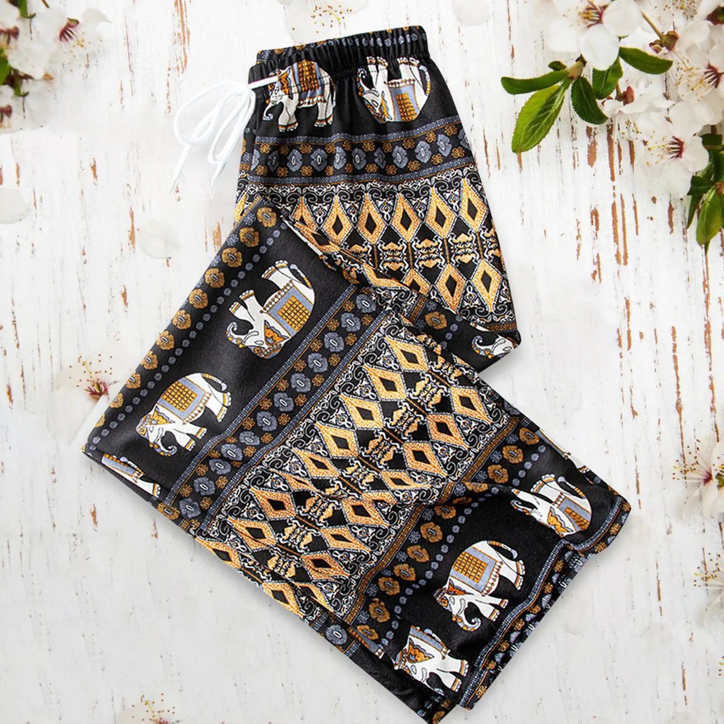 Harem Pants Men Women High Waist Outfits Elephant Thai Casual Clothing Wide Leg Hippie Yoga Lounge Pants The Clothing Company Sydney