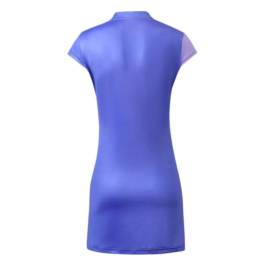 Women's Tennis Dress With Separate Shorts Short Sleeve Print Table Tennis Badminton Inner Shorts Gym Sports Dress The Clothing Company Sydney