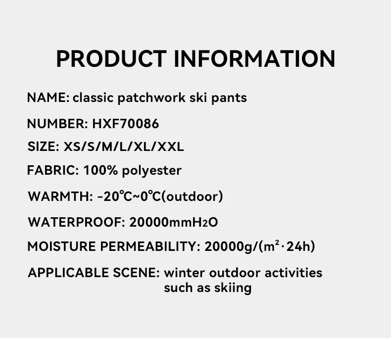 Winter Ski Pants Women Outdoor Windproof Waterproof Warm Snow Trousers Winter Ski Snowboarding Pants The Clothing Company Sydney