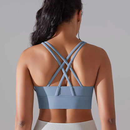 Women's Yoga Bra Tank Tops for Fitness Sport Bra Gym Vest Women Camisole Workout Underwear Sportswear Outfit The Clothing Company Sydney