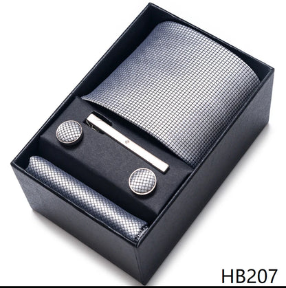 7.5 cm Business Ties Hanky Cufflink Set Tie Clips Green Necktie Corbatas For Men Wedding In Gift Box The Clothing Company Sydney