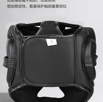 Boxing MMA Safety Helmet Head Gear Protectors Adult Teenage Training Headgear Muay Thai Kickboxing Full-covered Helmet Headgear The Clothing Company Sydney