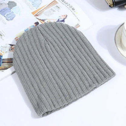 Skullies Beanies Keep Warm Unisex Hip Hop Black White Gray Winter Men Beanie Women Knitted Hat The Clothing Company Sydney