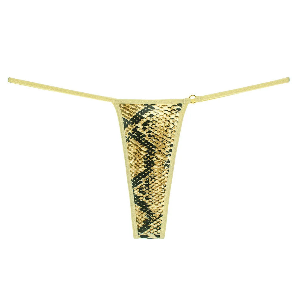 3 Pcs Printed Leopard/Zebra/Camouflage/Rabbit/Dot/Snake Thong Panties Seamless Underwear G Strings Underwear - The Clothing Company Sydney