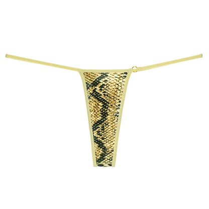 3 Pcs Printed Leopard/Zebra/Camouflage/Rabbit/Dot/Snake Thong Panties Seamless Underwear G Strings Underwear - The Clothing Company Sydney