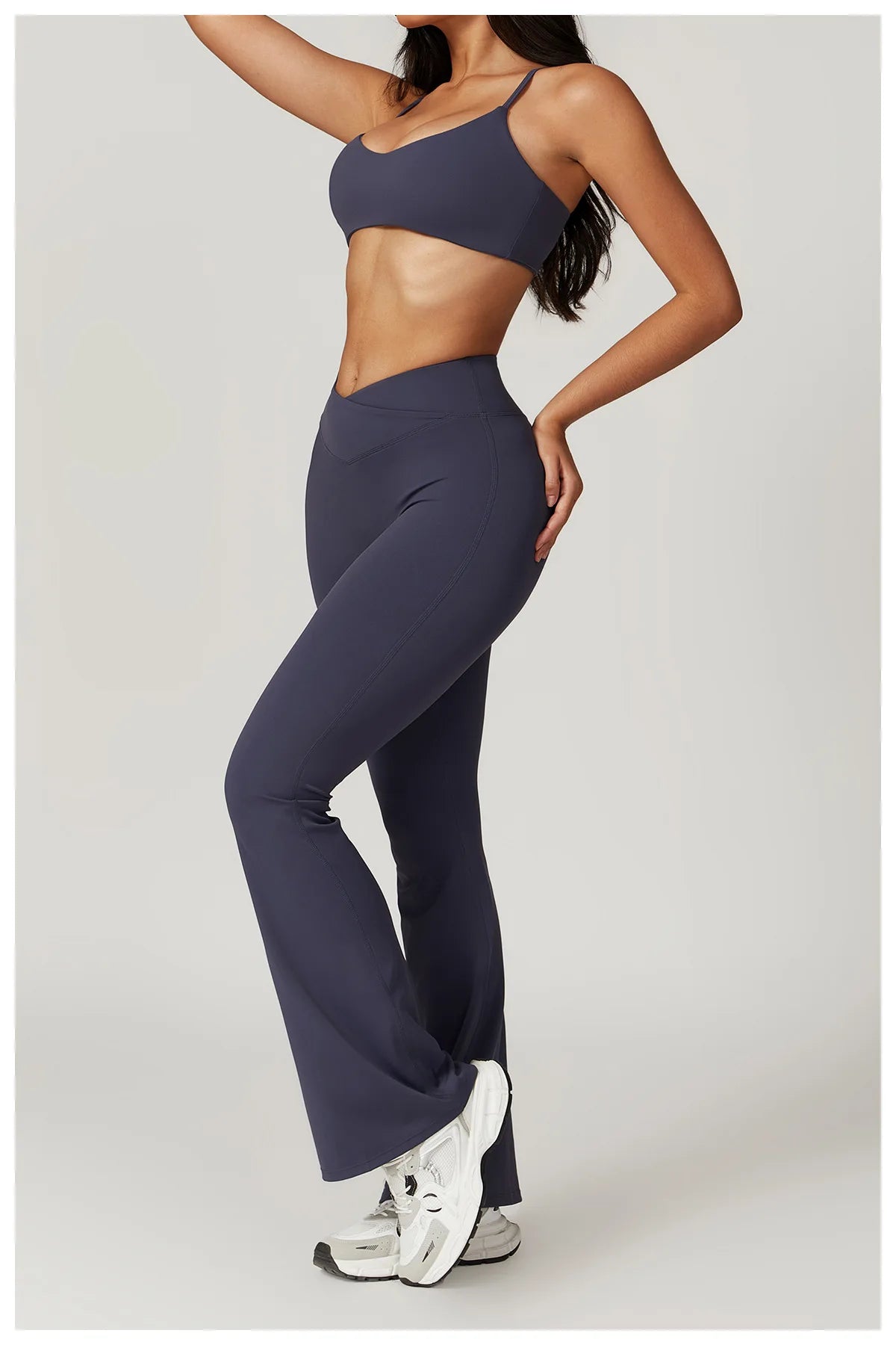 Women's Yoga Gym Activewear 2 Piece Set Sport Suit Workout Short Sleeve Crop Top High Waist Leggings Short Fitness Sports Wear