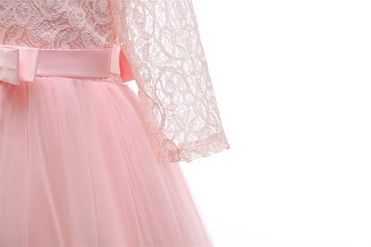 Girls Teenage Princess Dress Party Ball Gown Wedding Lace Kids Christmas Bridesmaid Costume Birthday Party Dress - The Clothing Company Sydney