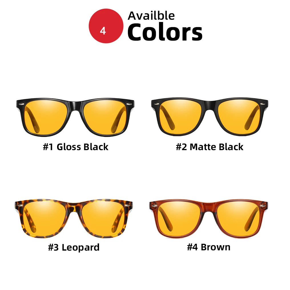 Night Vision Blue Light Blocking Glasses Men Square Computer Eye Protection Eyeglasses Gaming Women Orange Eyewear The Clothing Company Sydney