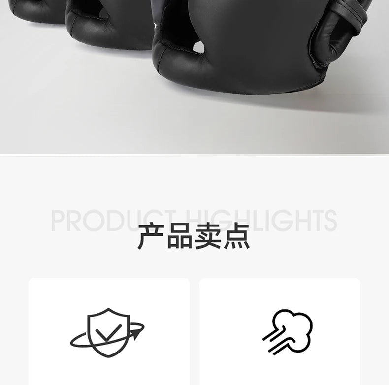 Boxing MMA Safety Helmet Head Gear Protectors Adult Teenage Training Headgear Muay Thai Kickboxing Full-covered Helmet Headgear The Clothing Company Sydney