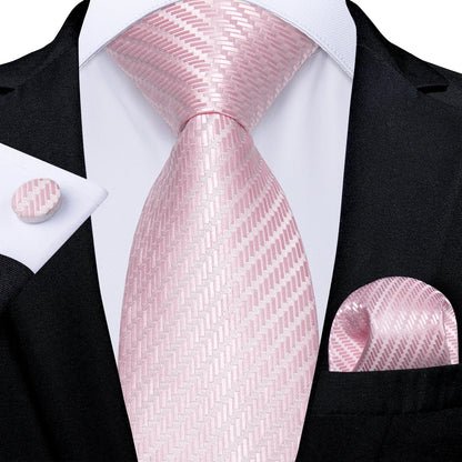 Plaid Print Men's Tie Set 8cm Width Neck Tie Handkerchief Cufflinks Business Wedding Tie Gift Set The Clothing Company Sydney