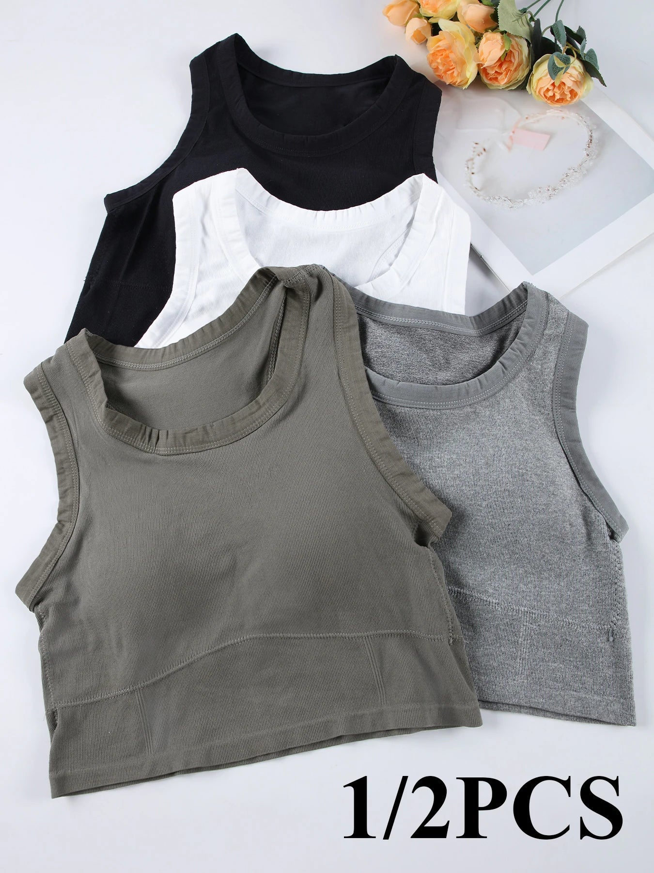 2 Pack Sports Bra Women Sleeveless Vest Beautiful Slim Tube Top Underwear With Bra Pads Undershirt Elastic Bralette Crop Top The Clothing Company Sydney