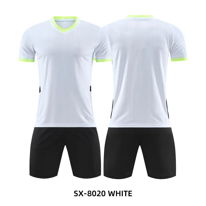 Adult Kids Customised Football Jerseys Soccer Uniform Mem Women Team Training Quick-Drying Sportswear  Futsal Tracksuit Outfit