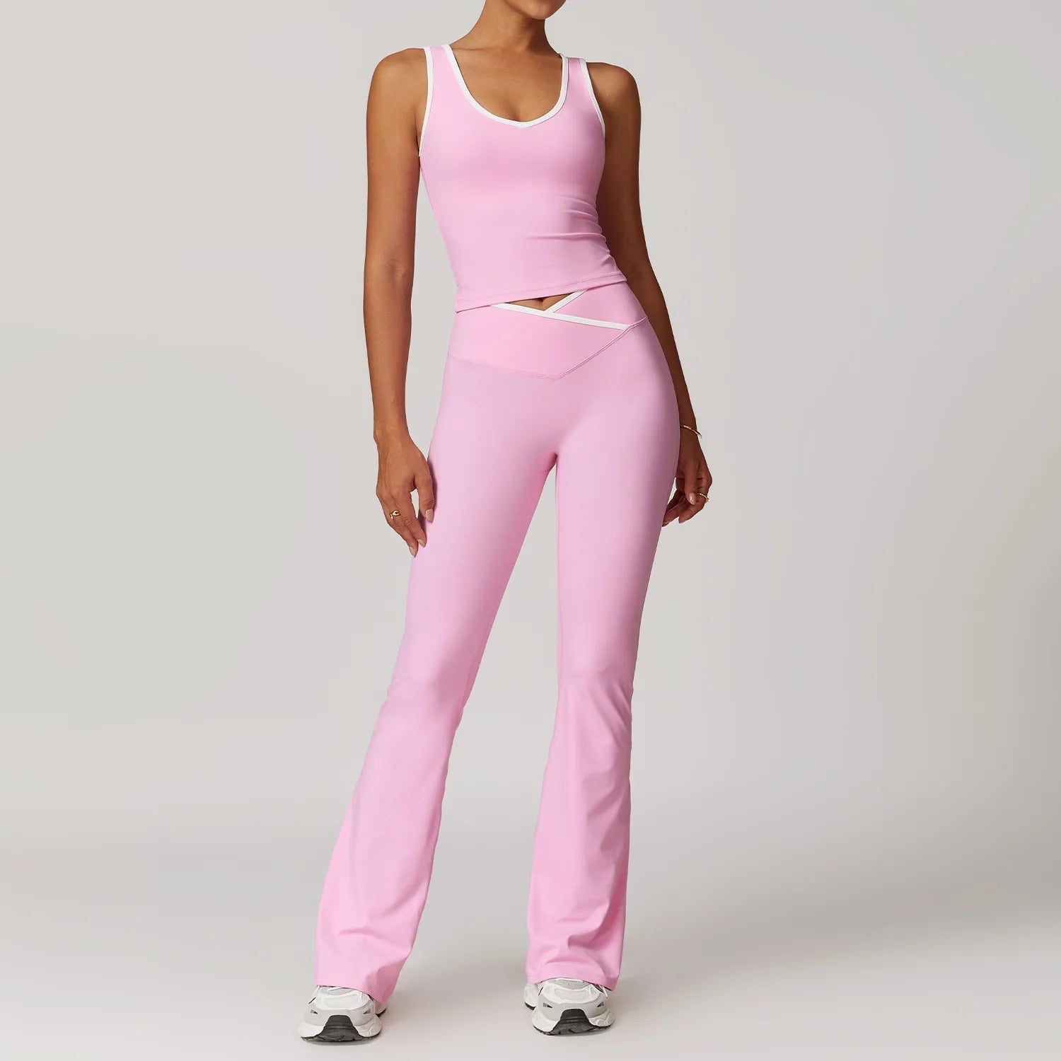 2 Piece Yoga Set Women's Workout Outfits Fitness Sportswear Gym Tracksuit High Waist Leggings Sports Bra Athletic Wear The Clothing Company Sydney