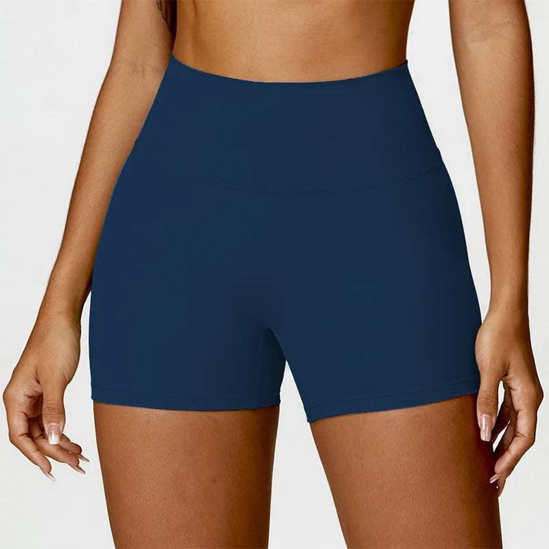 Women's Yoga Shorts Gym Leggings Cycling Slim Fit Workout Shorts High Waist Sports Shorts - The Clothing Company Sydney