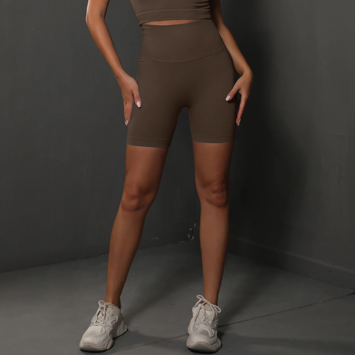 Seamless Yoga Workout Gym Fitness High Waist Sports Shorts The Clothing Company Sydney