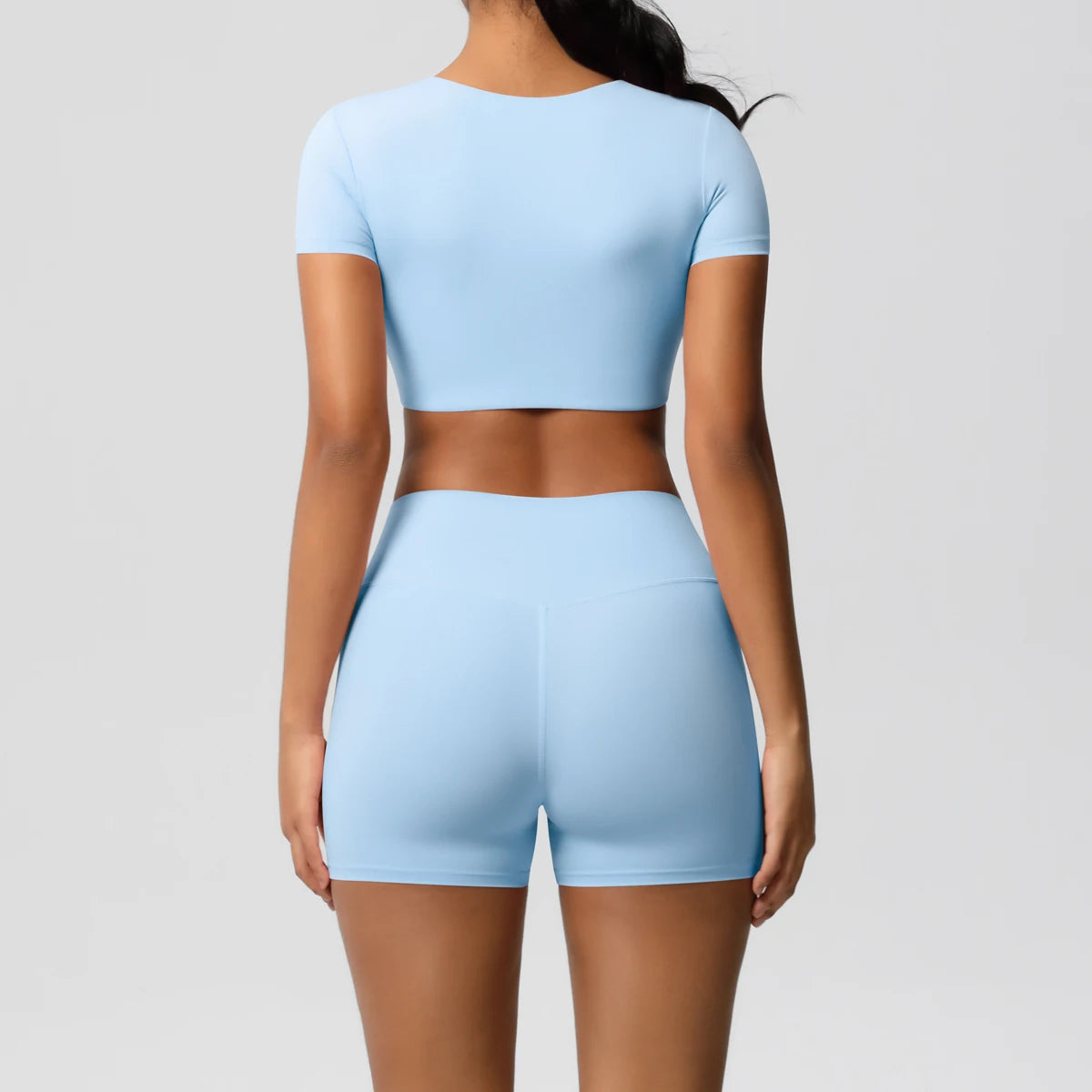 2 Piece Workout Sportswear Active Wear Sports Tank Top Bike Shorts Women Gym Bicycle Sorts Matching Set The Clothing Company Sydney