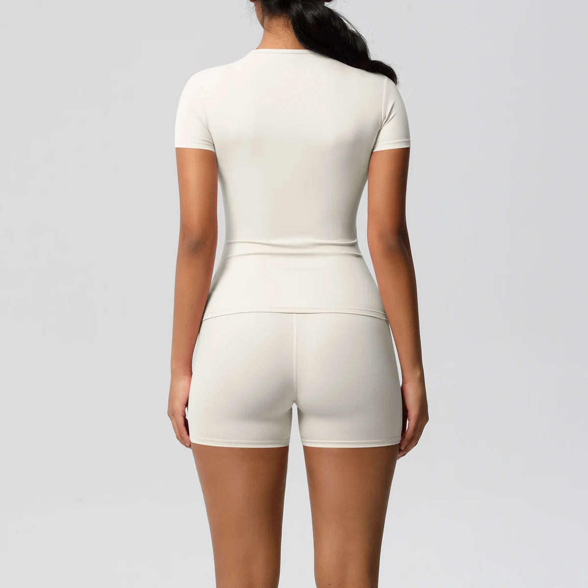 Workout Sportswear 2 Piece Piece Female Yoga Shirt Push Up Workout Clothes Outdoors Sport  High Waist  Fitness Sport Shorts - The Clothing Company Sydney