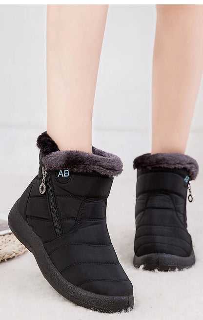 Women’s Winter Snow Boots – Warm Fur Ankle Shoes The Clothing Company Sydney