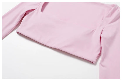 2 Piece Yoga Suit Sports Set Women Quick-Drying Gym Set Tracksuit Running Workout Long Sleeve Sports Shirt Clothing - The Clothing Company Sydney