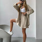 Summer Women's Suit Cotton Casual Shorts and Shirts 2 Piece  Matching Outfit Set Linen Fashion Blouse Women's Suit - The Clothing Company Sydney