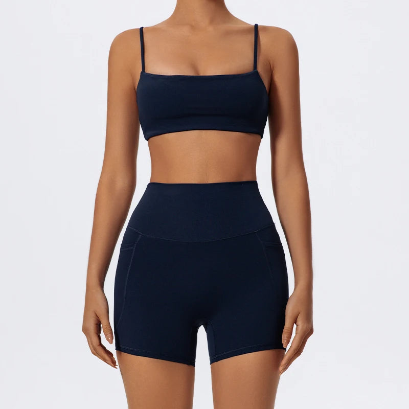 2 Piece Sports Suit Women Half Zipper Long Sleeves Slim Yoga Set Flared Activewear Gym Workout Sportswear The Clothing Company Sydney