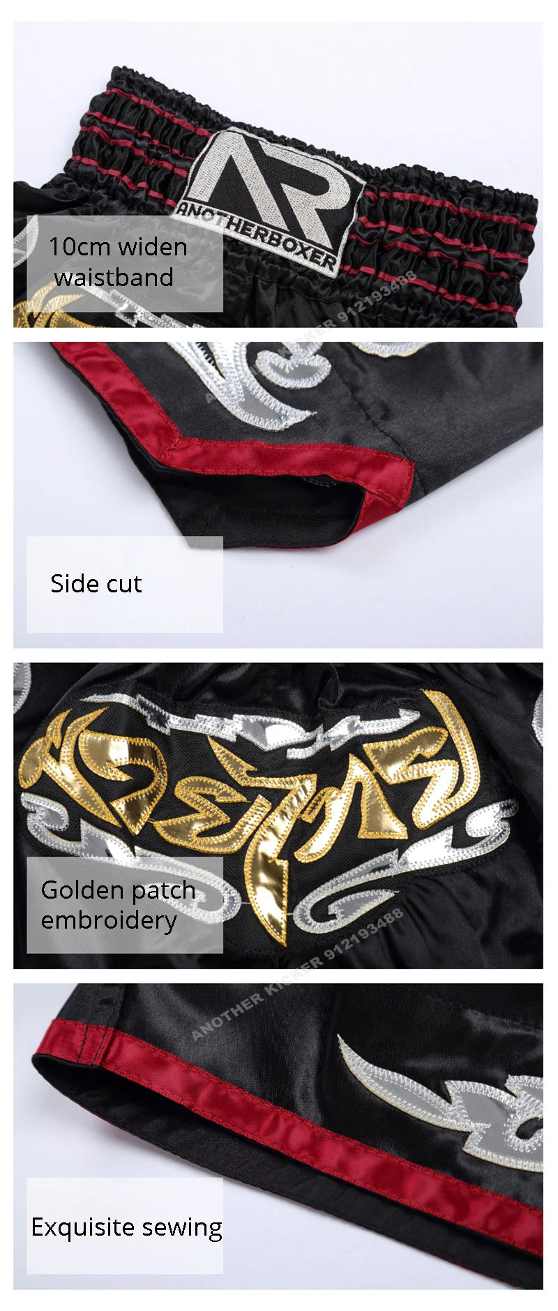 Thai Boxing Shorts Competition Training Muay Thai Shorts Men Women Kids MMA Fight Kickboxing Pants Martial Arts Uniform The Clothing Company Sydney
