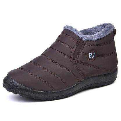 Women’s Fur Snow Boots – Waterproof Slip-On Ankle Shoes The Clothing Company Sydney