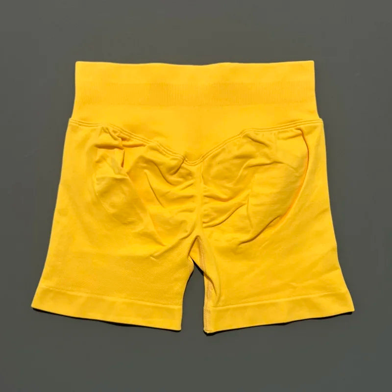 Women's Impact Shorts 4.5'' Low Waist Seamless Yoga Shorts Scrunch Bum Gym Shorts Workout Biker Short Stretch Fitness Shorts The Clothing Company Sydney