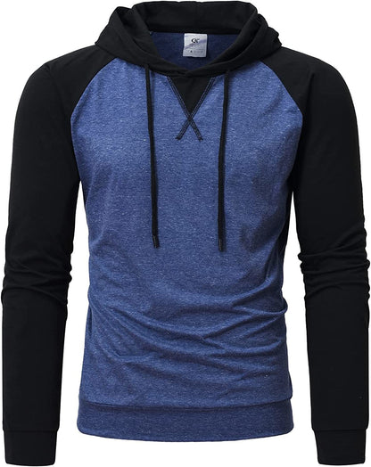 Men's Hoodies Sweatshirts Long Sleeve Solid Patchwork Single Breasted Drawstring Lightweight Casual Street Home Clothing Top The Clothing Company Sydney
