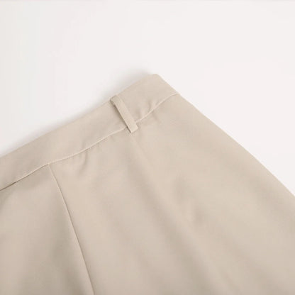 Classic Formal Straight Leg Pants Spring Summer Women's Versatile Casual Wear Loose Fit Wide Leg Pants The Clothing Company Sydney