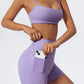 2 Piece Sports Suit Women Half Zipper Long Sleeves Slim Yoga Set Flared Activewear Gym Workout Sportswear The Clothing Company Sydney