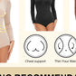 Spandex Elastic Body Suit Shapewear Women Body Shaper Long Sleeve Round Neck Seamless Shapers