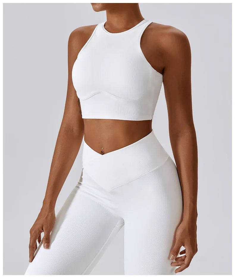 Women's Sport Bras Gym High Intensity  Running Yoga Beautiful Back Dry Bras Shockproof Rib Workout Bra Seamless Fitness Top The Clothing Company Sydney